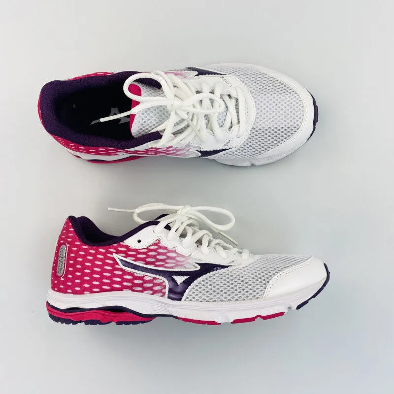 Mizuno Wave Rider 18 Jr - Second Hand Running shoes - Women's - Pink - 38.5 | Hardloop