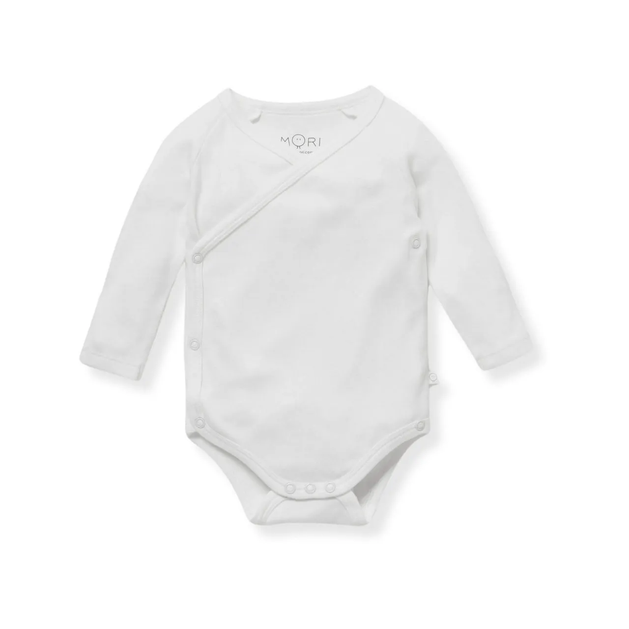 MORI Kimono Logo Bodysuit - White