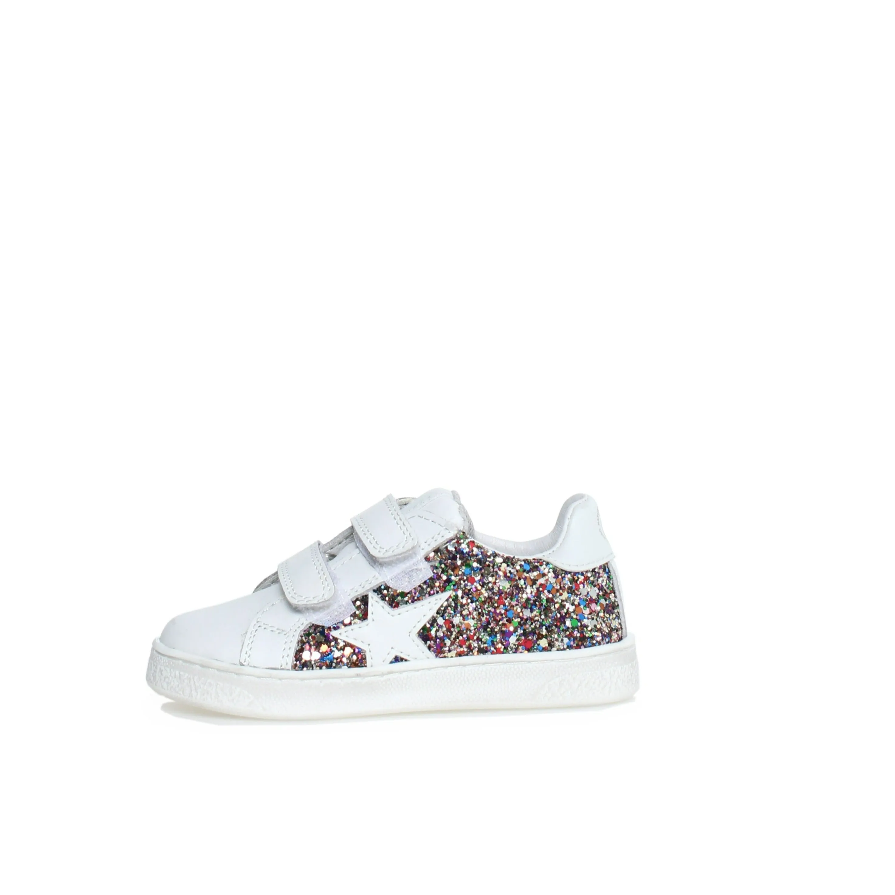 NATURINO PINN pink glitter low-top sneakers - Baskets