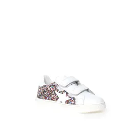 NATURINO PINN pink glitter low-top sneakers - Baskets