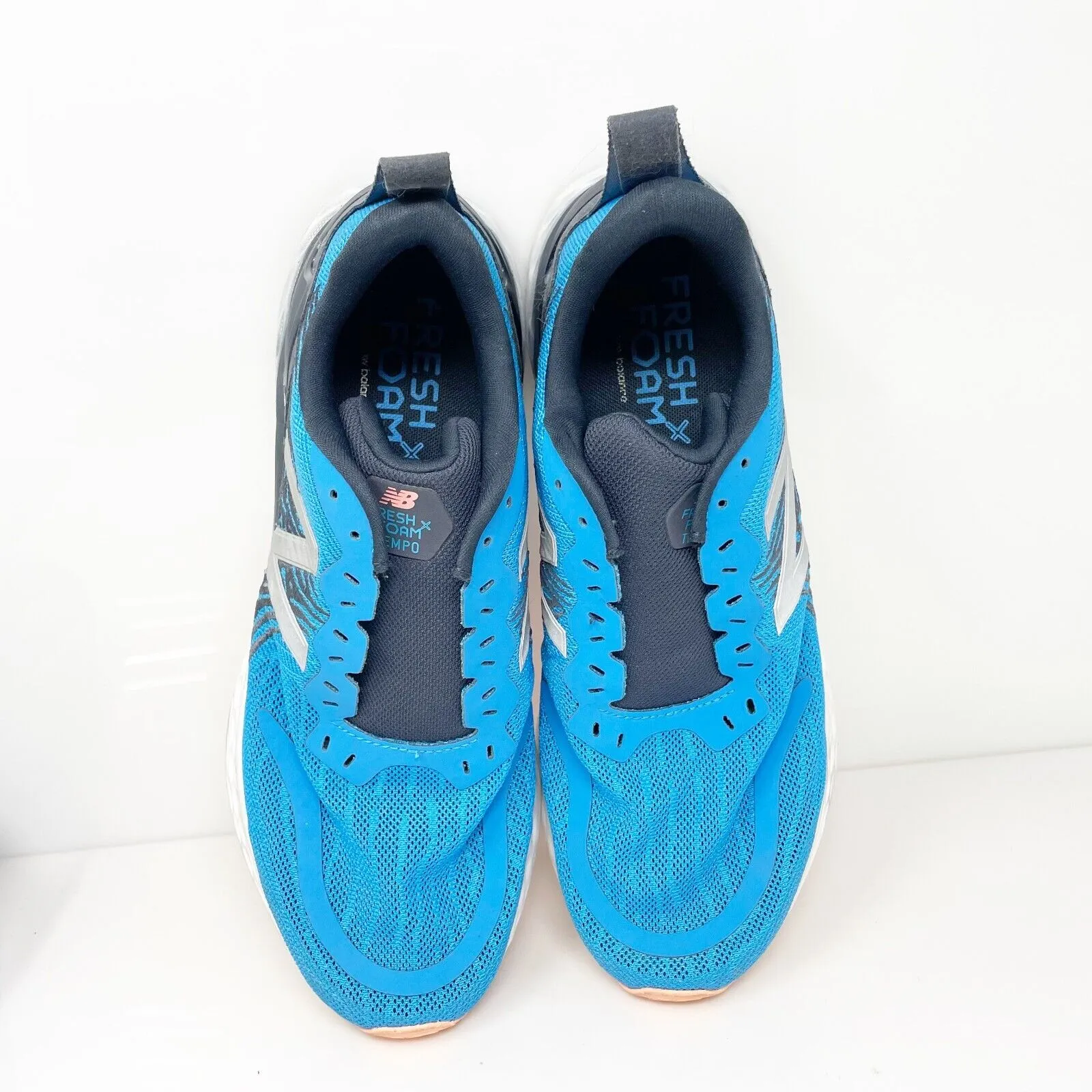 New Balance Mens Fresh Foam Tempo MTMPOBP Blue Running Shoes Sneakers Size 9.5 D