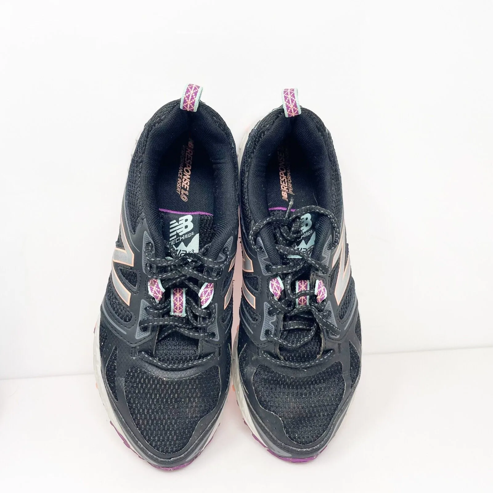 New Balance Womens 412 V3 WTE412K3 Black Running Shoes Sneakers Size 7 B