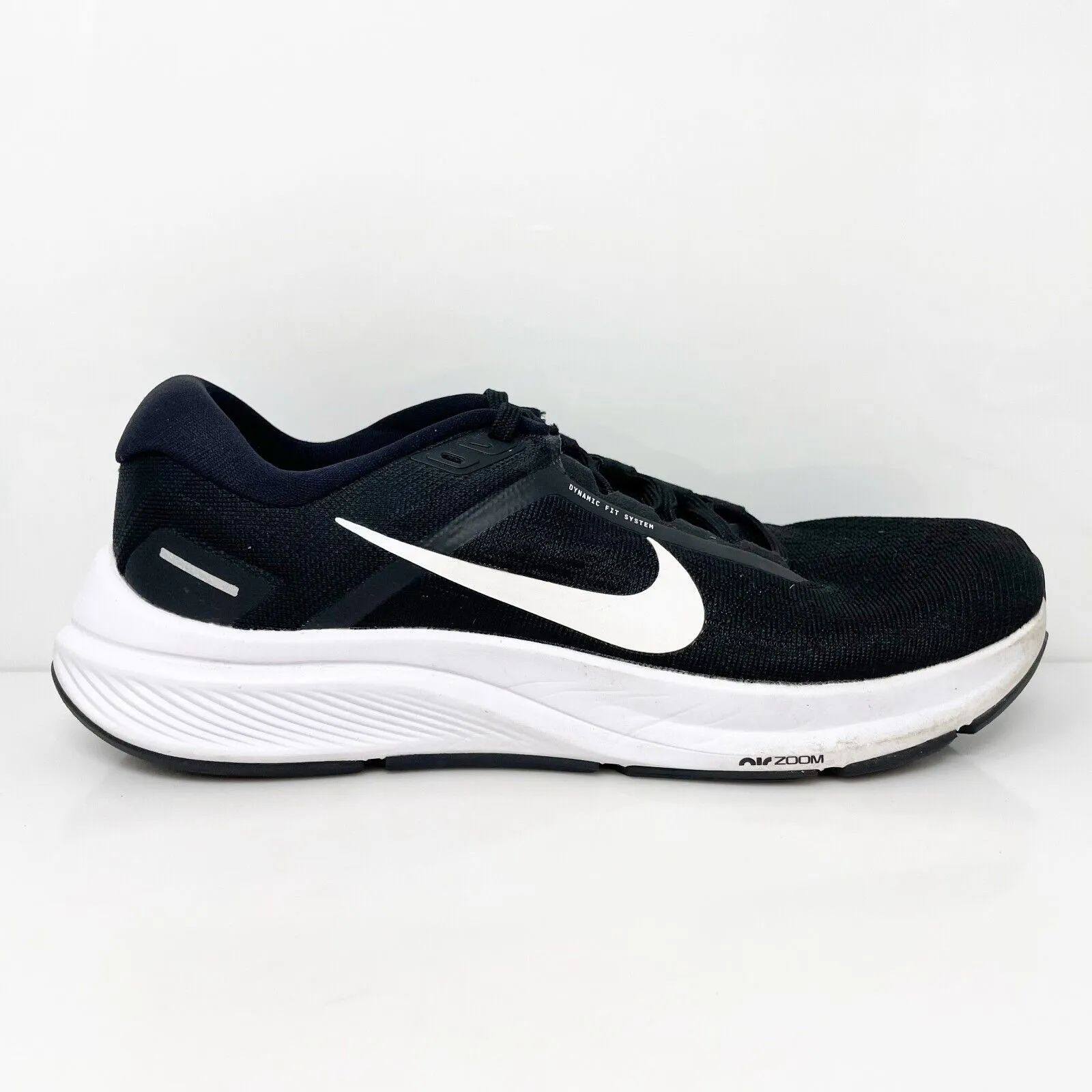 Nike Womens Air Zoom Structure 24 DA8570-001 Black Running Shoes Sneakers Size 9