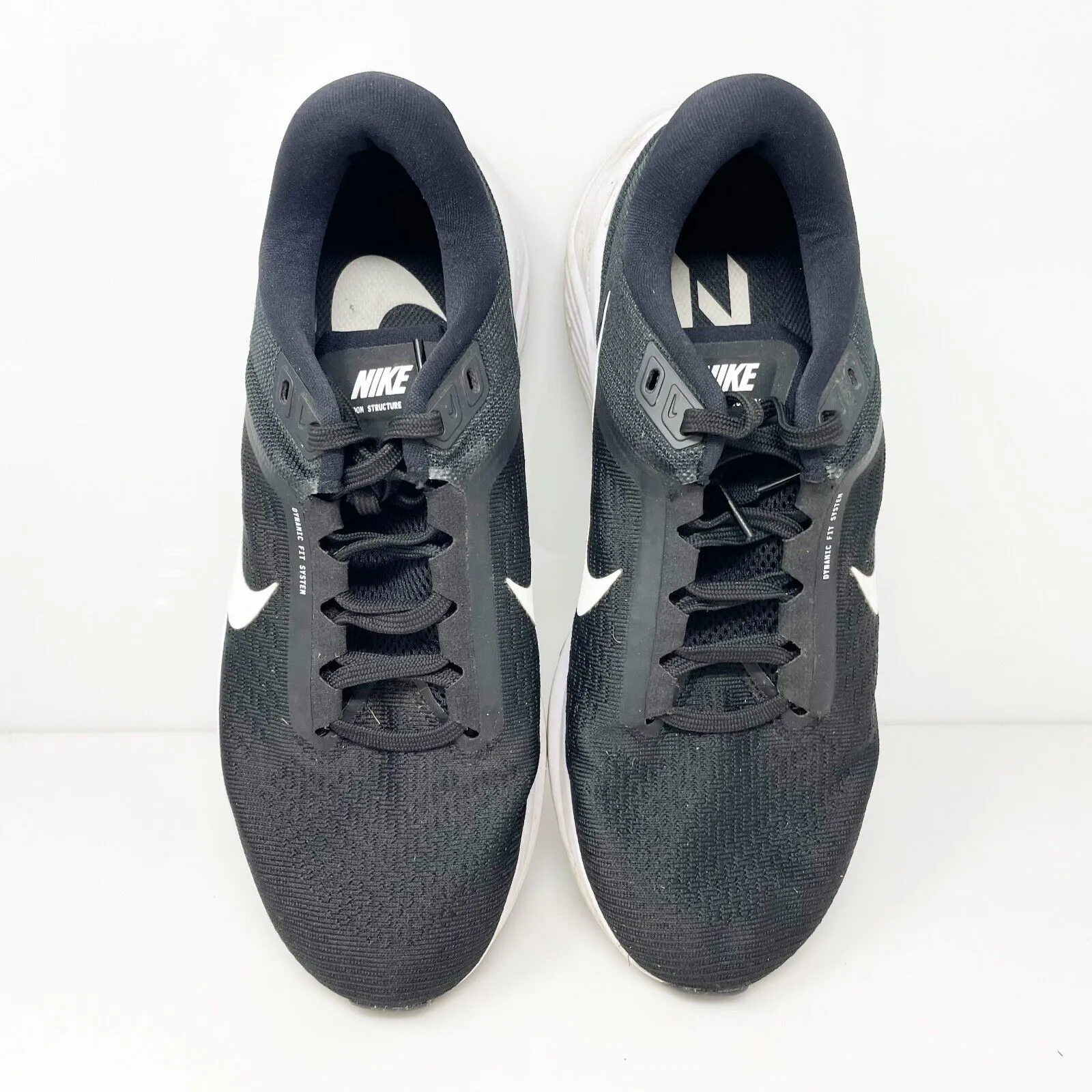 Nike Womens Air Zoom Structure 24 DA8570-001 Black Running Shoes Sneakers Size 9