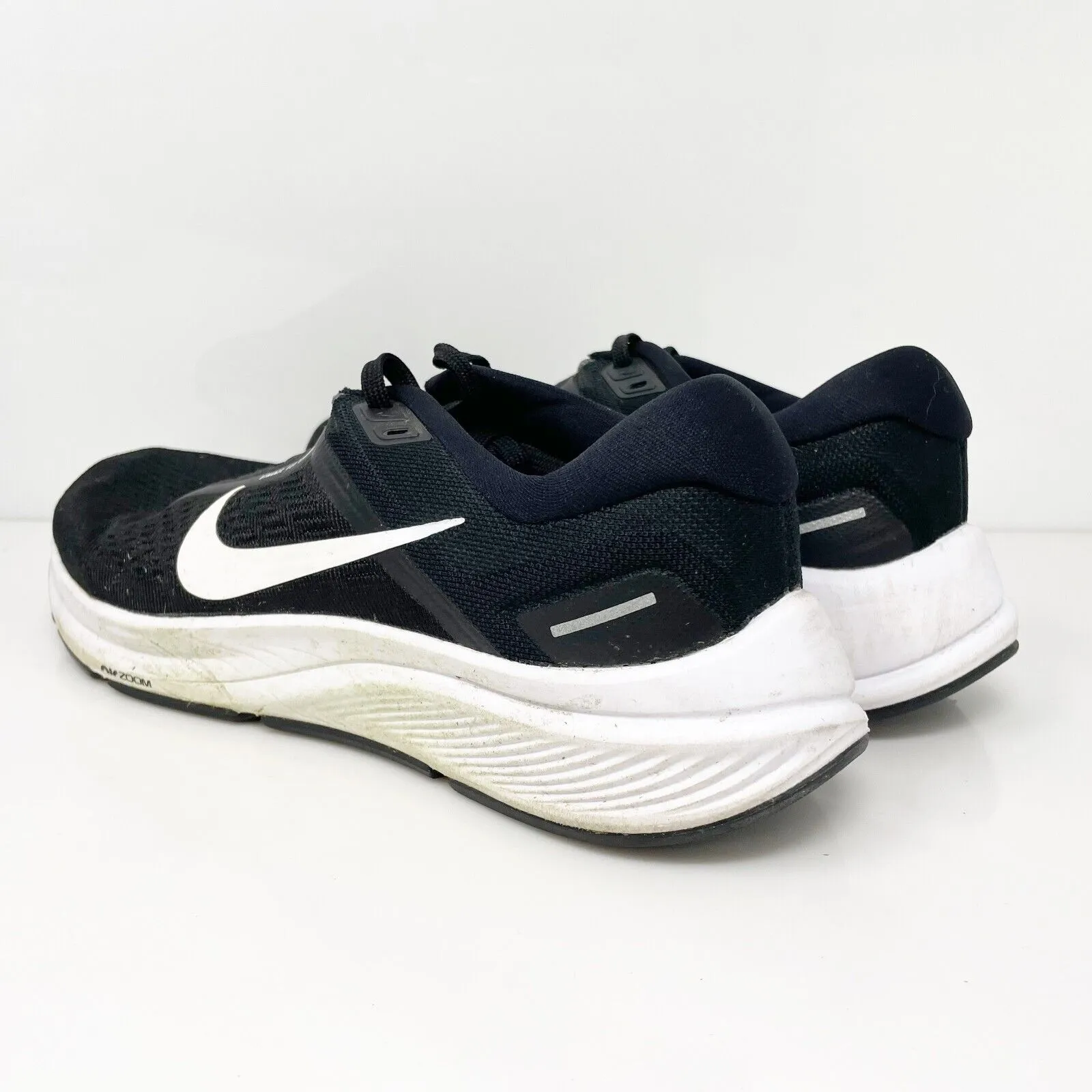 Nike Womens Air Zoom Structure 24 DA8570-001 Black Running Shoes Sneakers Size 9