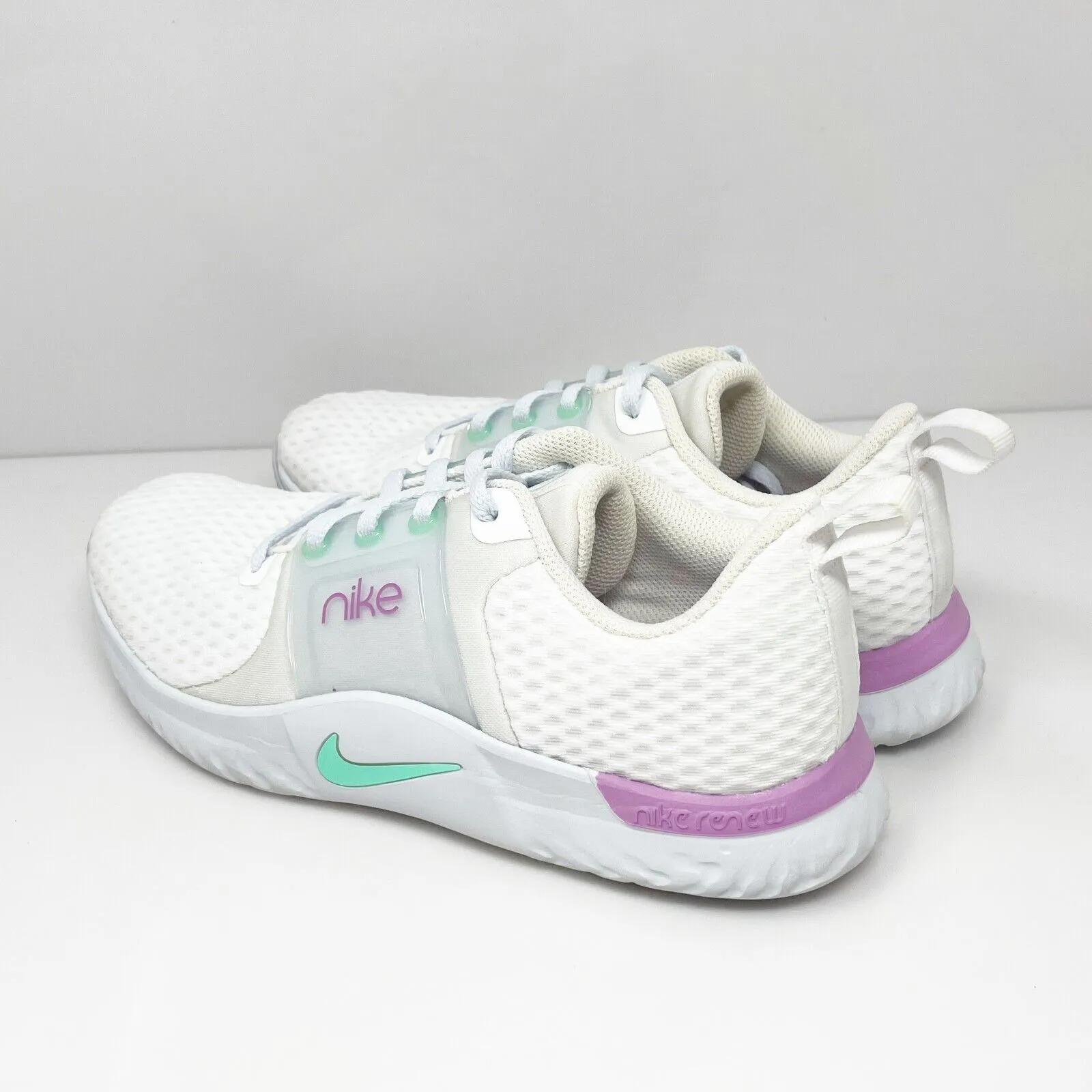 Nike Womens Renew In Season TR 10 CK2576-104 White Running Shoes Sneakers Sz 8.5