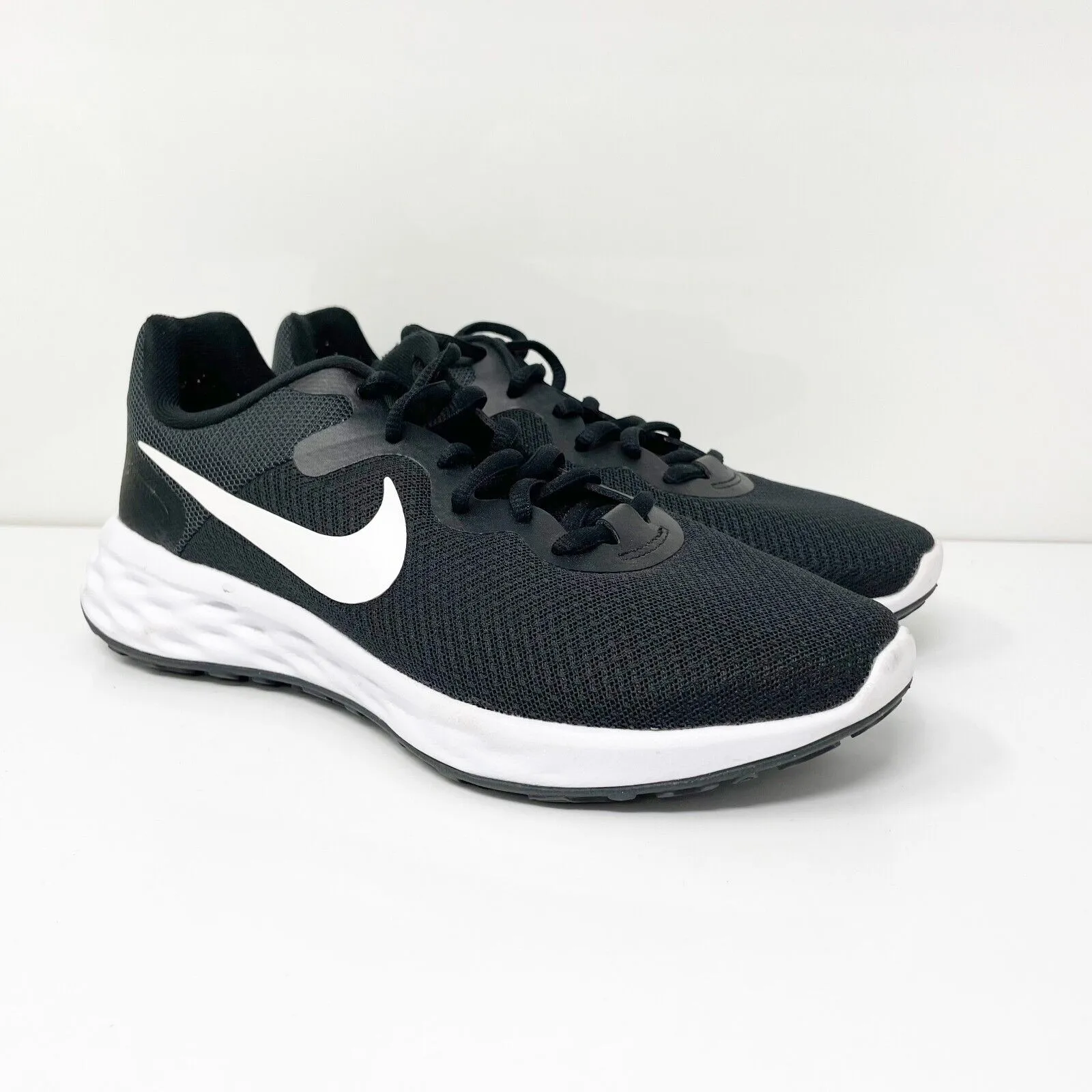 Nike Womens Revolution 6 DC9001-003 Black Running Shoes Sneakers Size 8 W