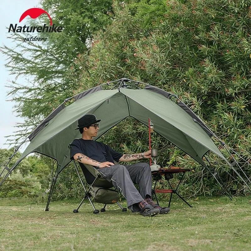 One-touch 3-4 Person Tent for Travel, Festivals, and Sun Shelter