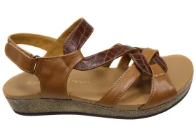 Opananken Anita Womens Comfortable Brazilian Leather Sandals