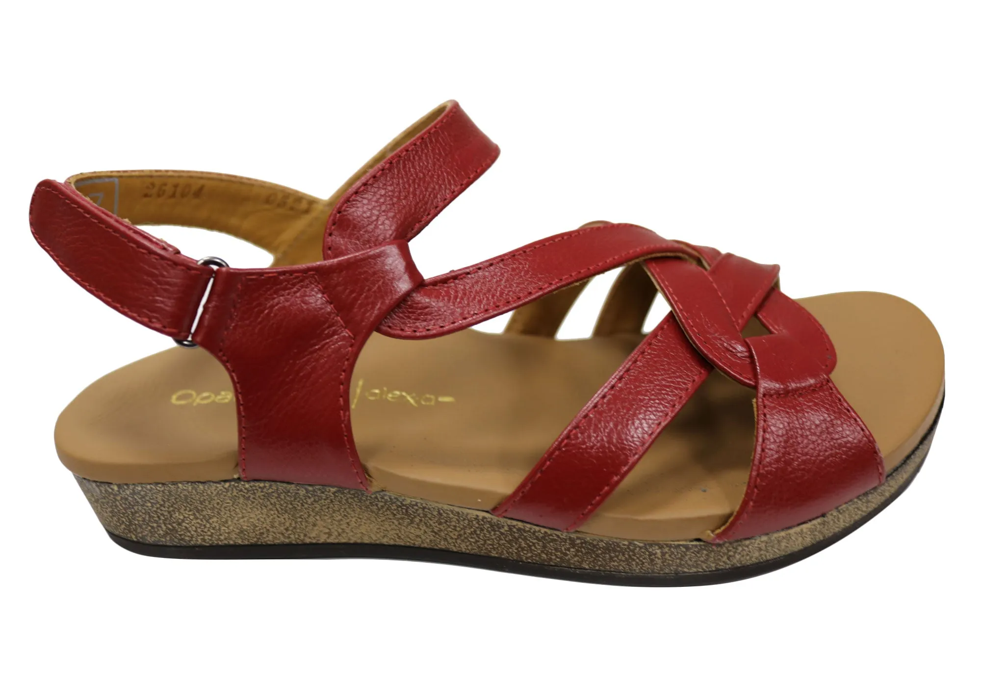 Opananken Anita Womens Comfortable Brazilian Leather Sandals