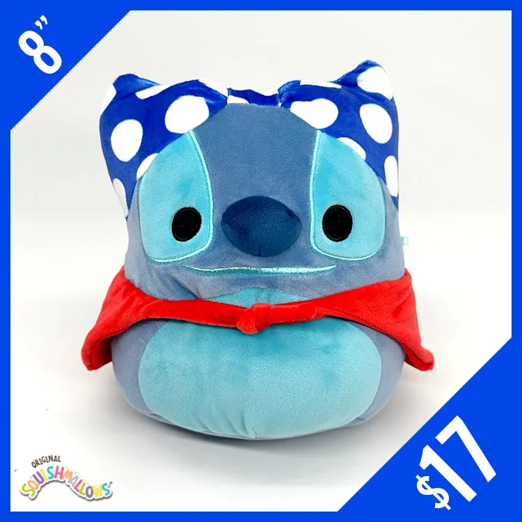 Original Squishmallows! Disney: Super Hero (Bandana/Cape) Stitch (8)