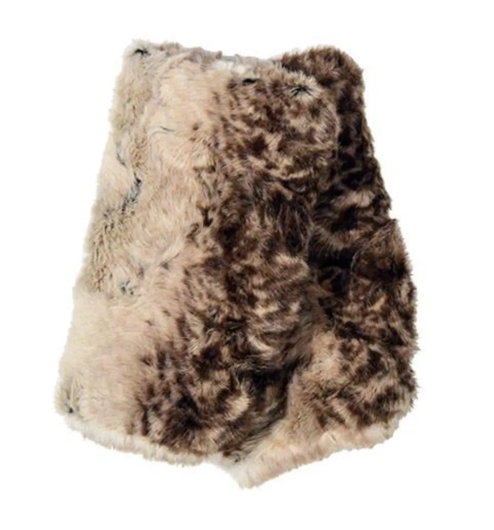 Pandemonium faux fur fingerless gloves