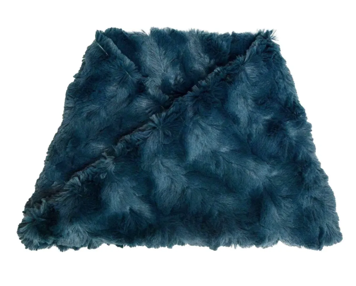 Pandemonium faux fur neck-warmer scarf