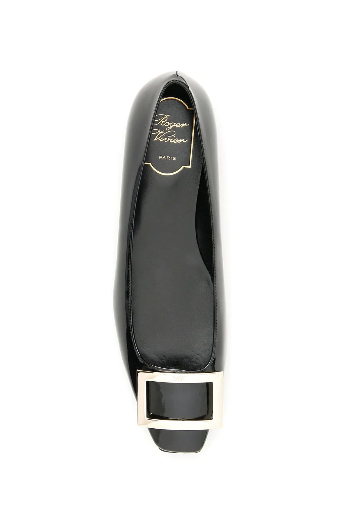 patent leather 'trompette' ballerina flats RVW40415280D1P NERO