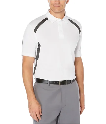 Pga Tour Mens Contrast Trim Rugby Polo Shirt