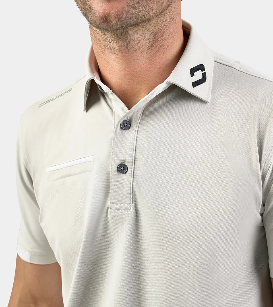 Pocket Polo Grey - Men's Fashion