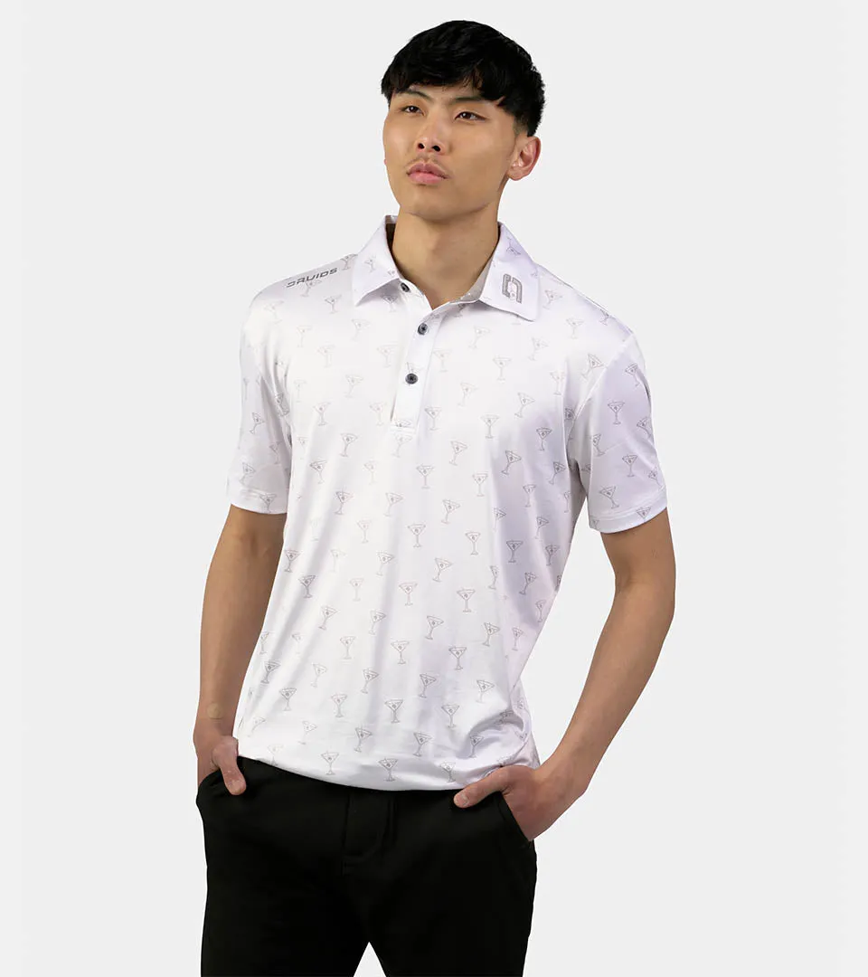 Posh White Skulls Polo