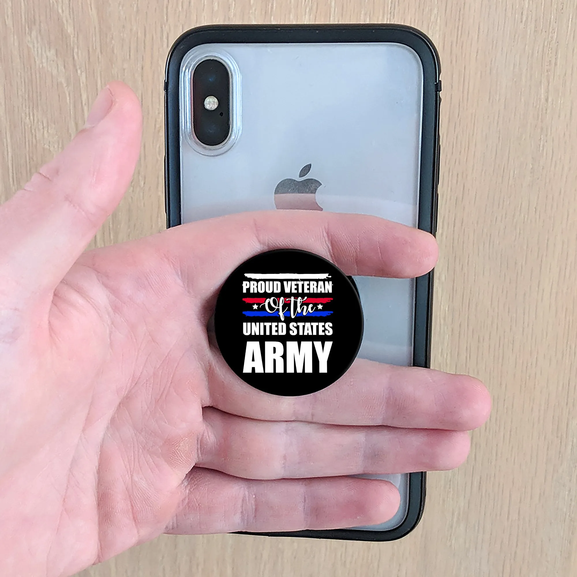 Proud Veteran Phone Grip - Best Phone Grip for Veterans | Durable and Stylish