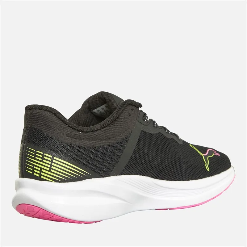 Puma Womens Redeem Profoam Lightweight Neutral Running Shoes Puma Black/Puma White/Poison Pink