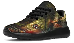 Realistic Poisson Low Top Sneakers, Fishing Humor Gift, Carp Fishing - CHPECA001