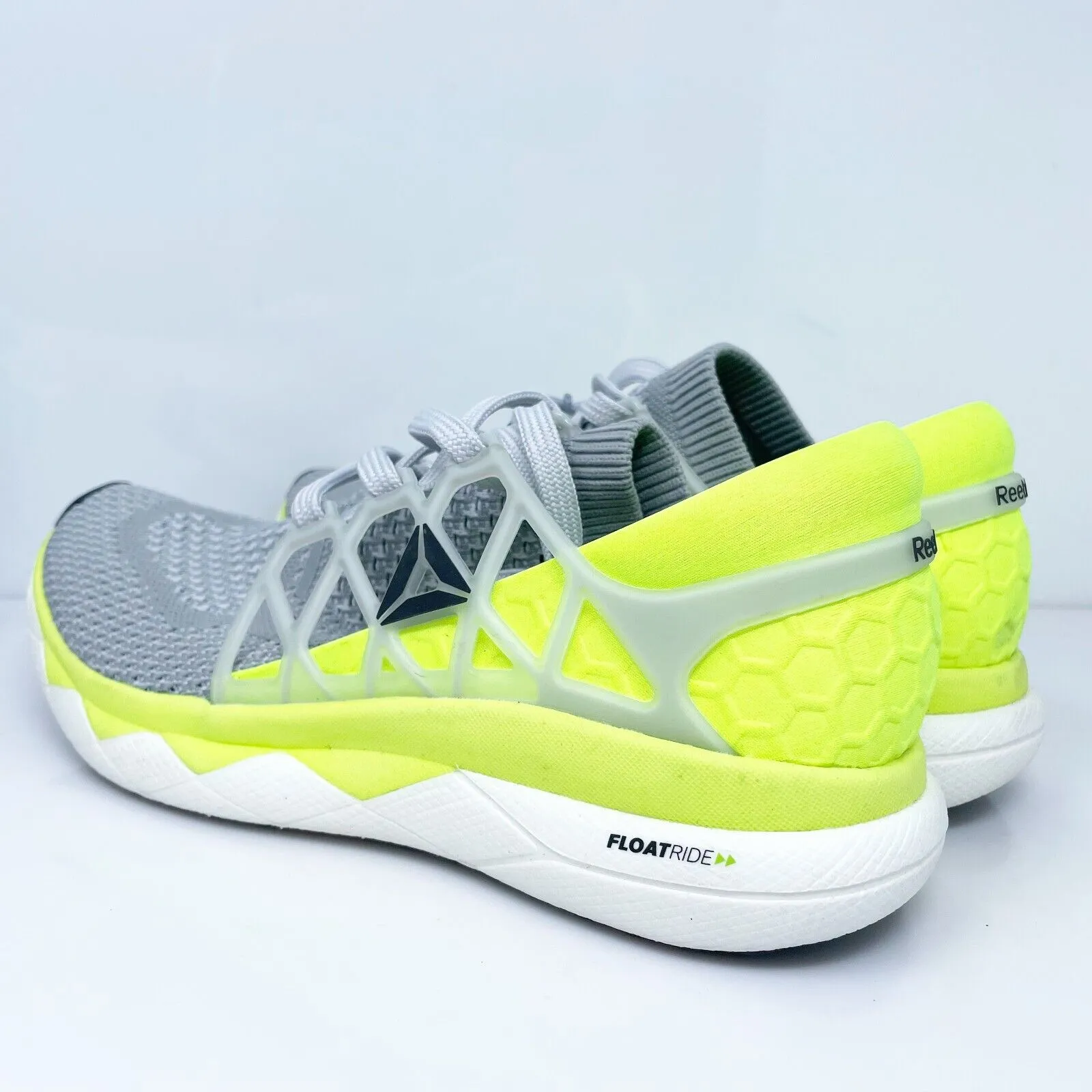 Reebok Womens Floatride Run Ultraknit BS7210 Gray Running Shoes Sneakers Sz 8.5