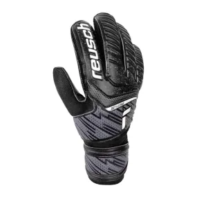 Reusch Black/White Goalkeeper Gloves - Attrakt Solid