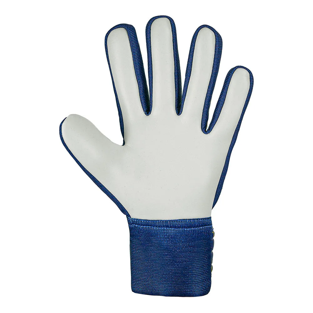 Reusch Junior GK Gloves - Blue/Yellow - Solid Starter.