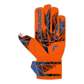 Reusch Junior GK Gloves - Solid Finger Support - Orange/Blue