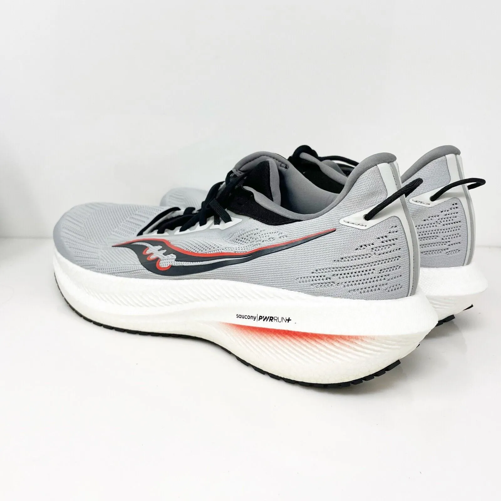 Saucony Mens Triumph 21 S20881-30 Gray Running Shoes Sneakers Size 12