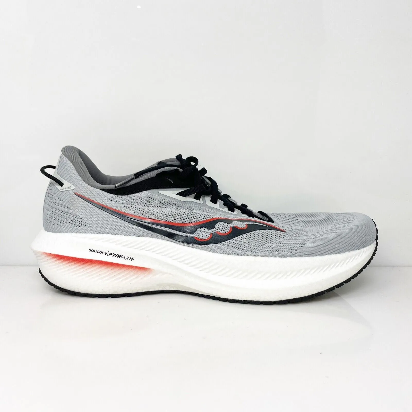 Saucony Mens Triumph 21 S20881-30 Gray Running Shoes Sneakers Size 12