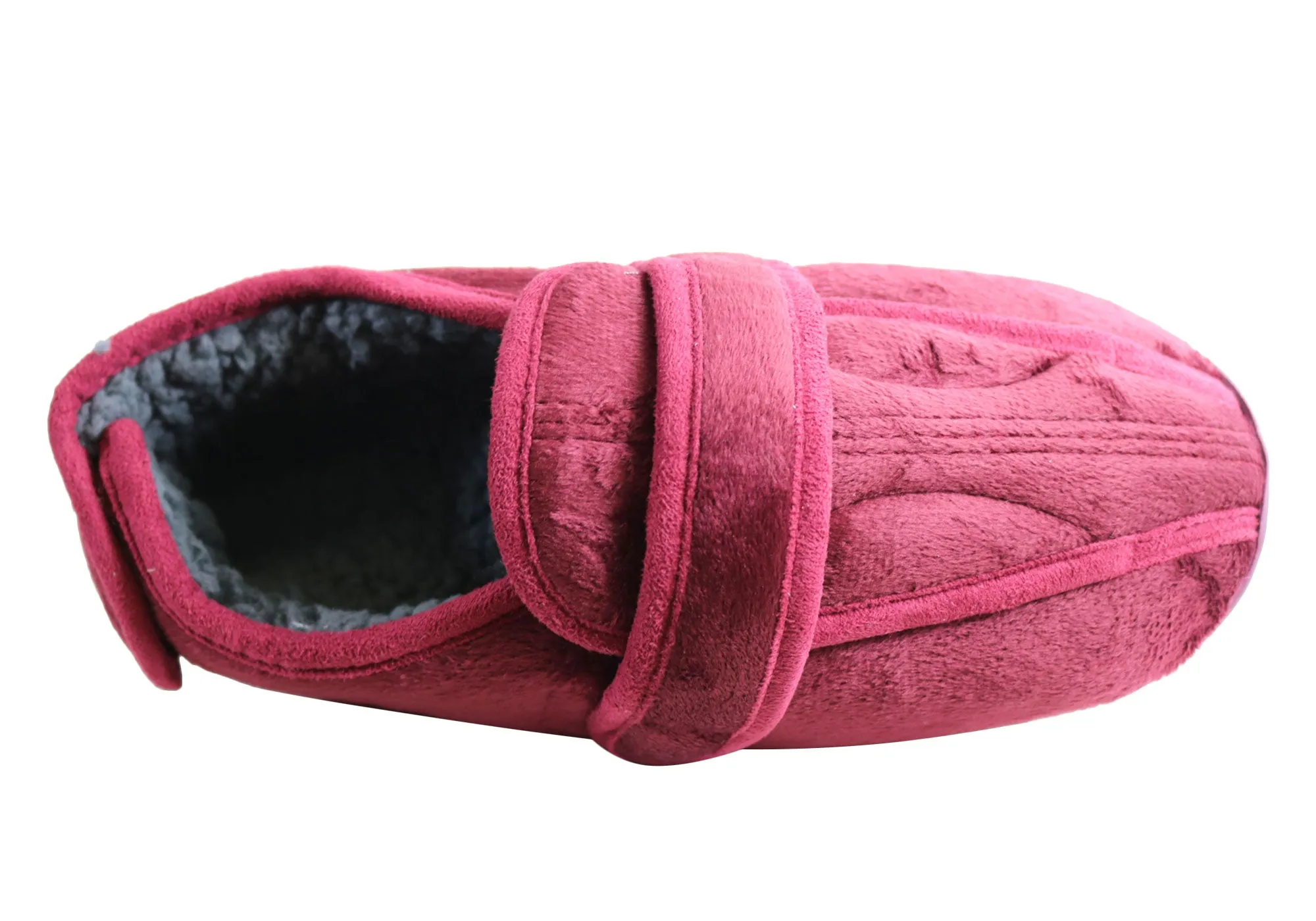 Scholl Orthaheel Easyfit Womens Adjustable Comfortable Indoor Slippers