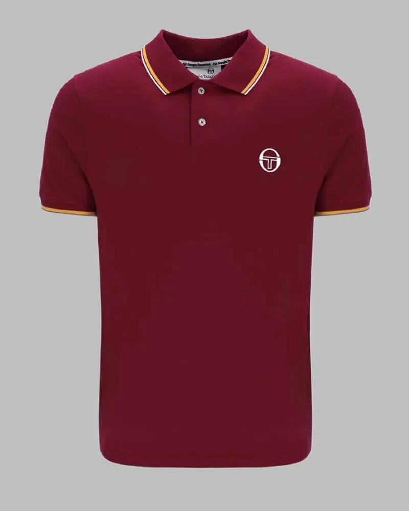 Sergio Tacchini 020 Polo in Tibetan Red