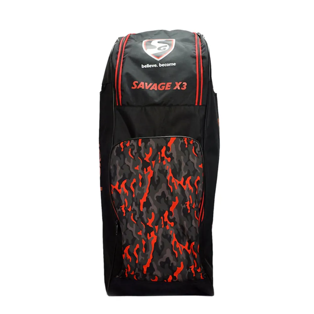 SG Cricket X3 Plus Duffle Bag (Black/Orange)