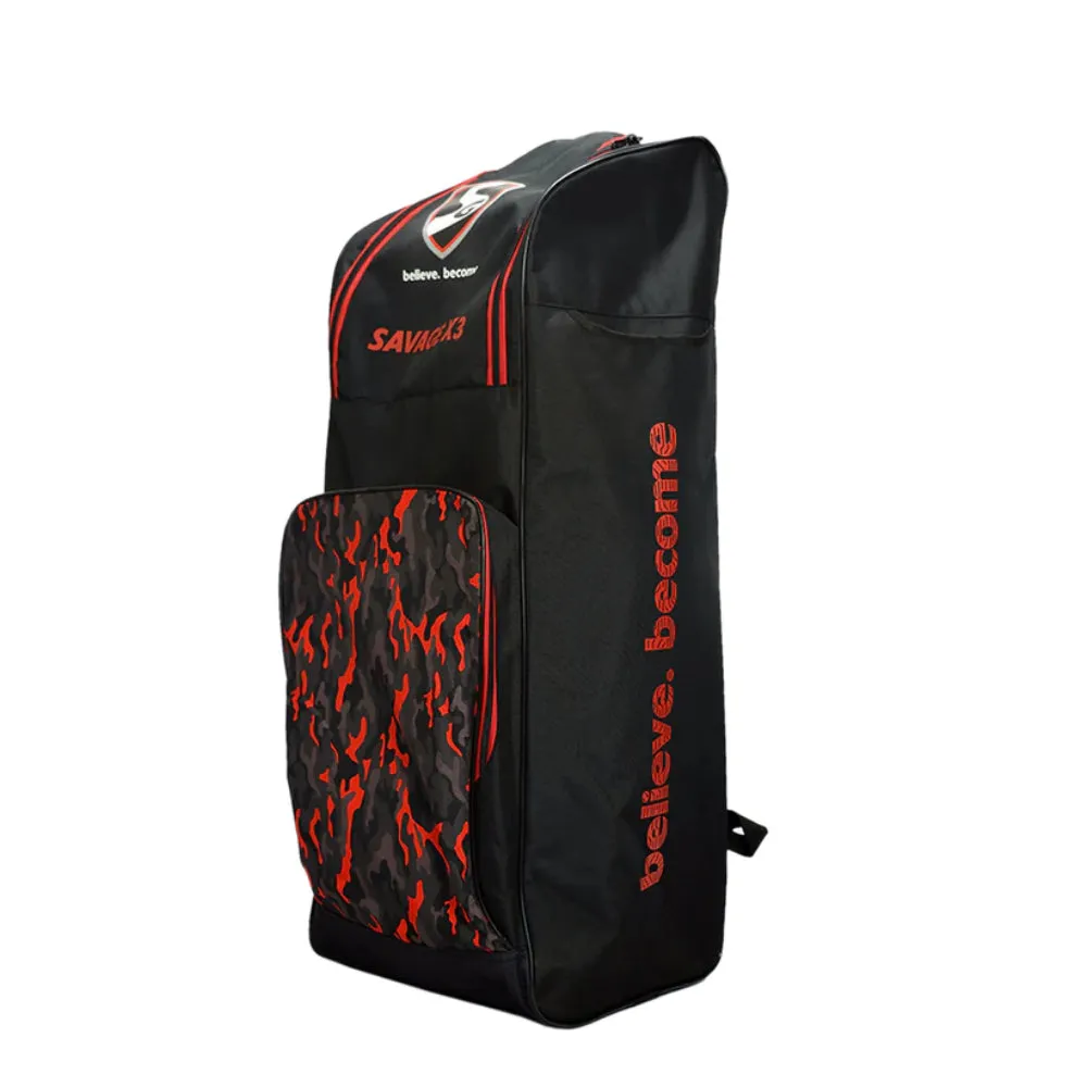 SG Cricket X3 Plus Duffle Bag (Black/Orange)