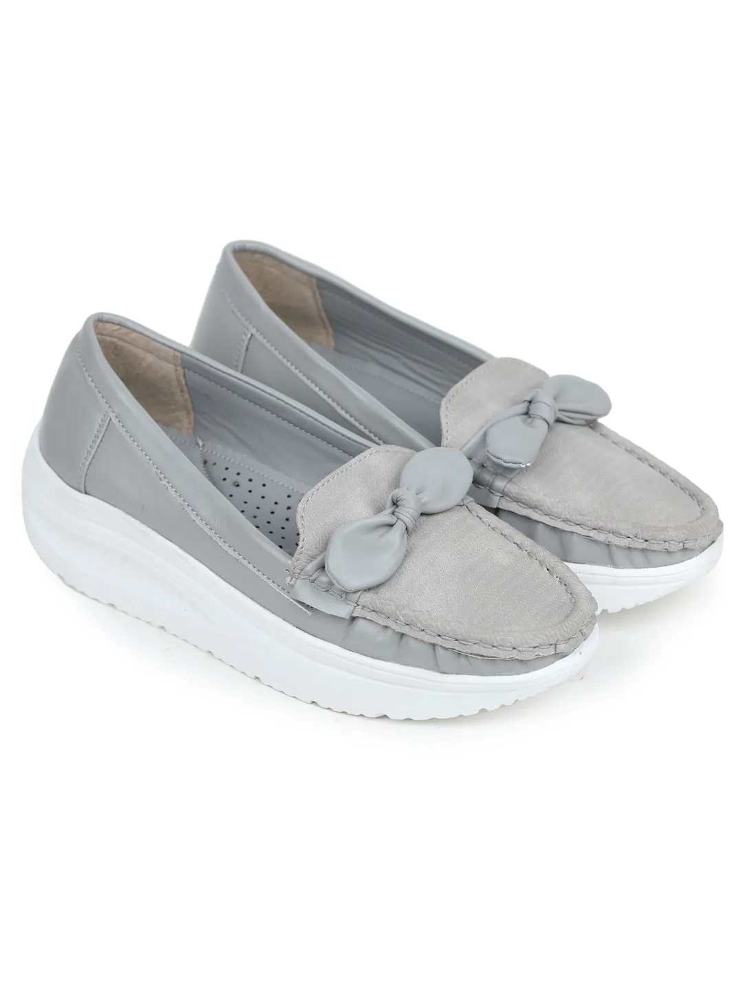 Shezone Grey Women Heels