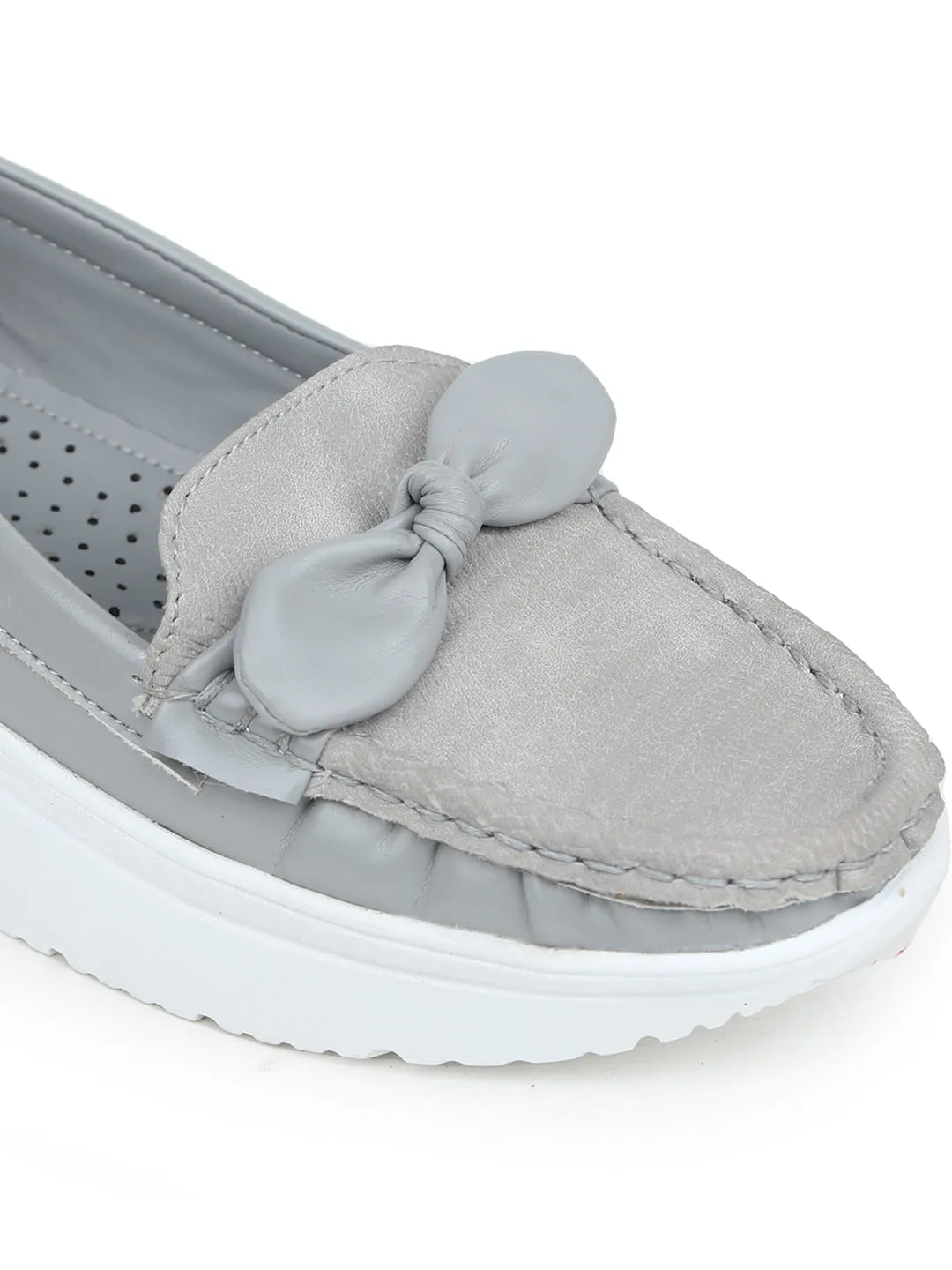 Shezone Grey Women Heels