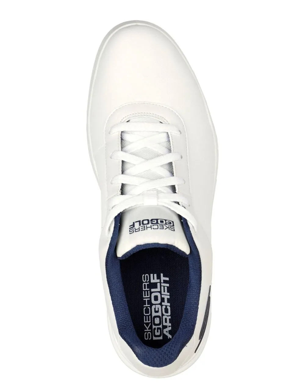 Skechers Go Golf Drive 5 Men's Golf Shoes - White/Navy 214037