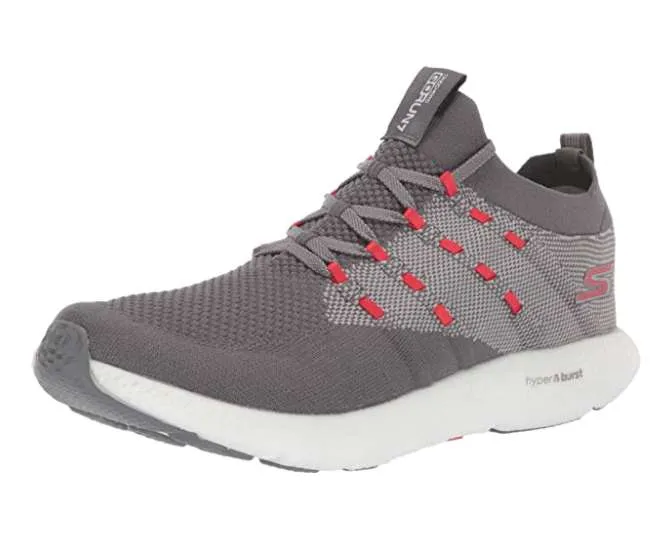 Skechers Men’s Go Run 7 Running Shoes – Charcoal Red