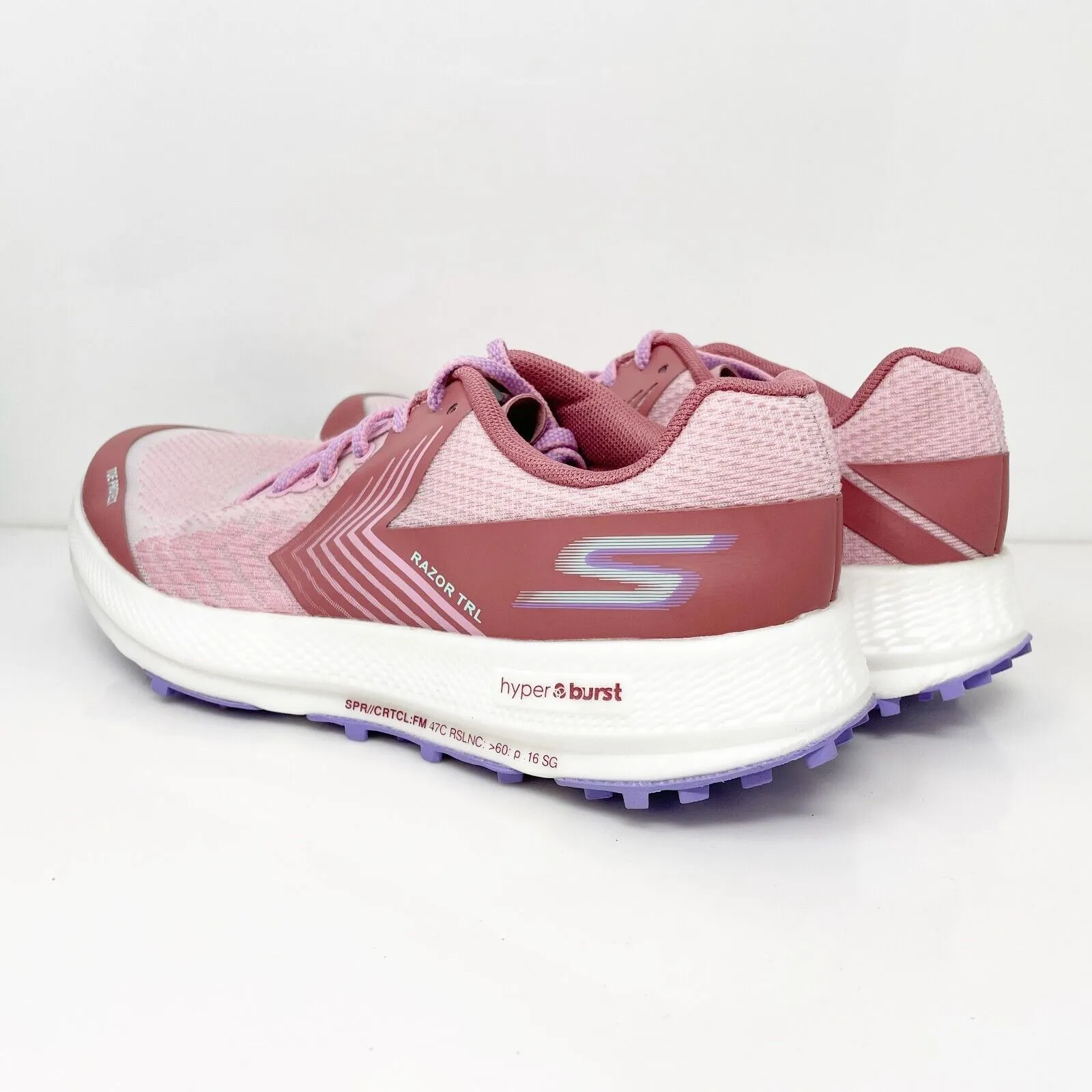 Skechers Womens Go Run Razor Trail 172002 Pink Running Shoes Sneakers Size 8.5