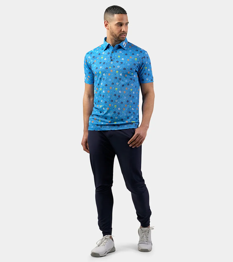 Skullz Polo Shirt - Blue