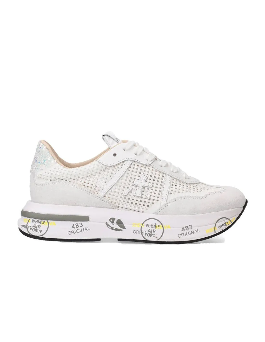 Sneakers Premiata donna Cassie 6341 bianche