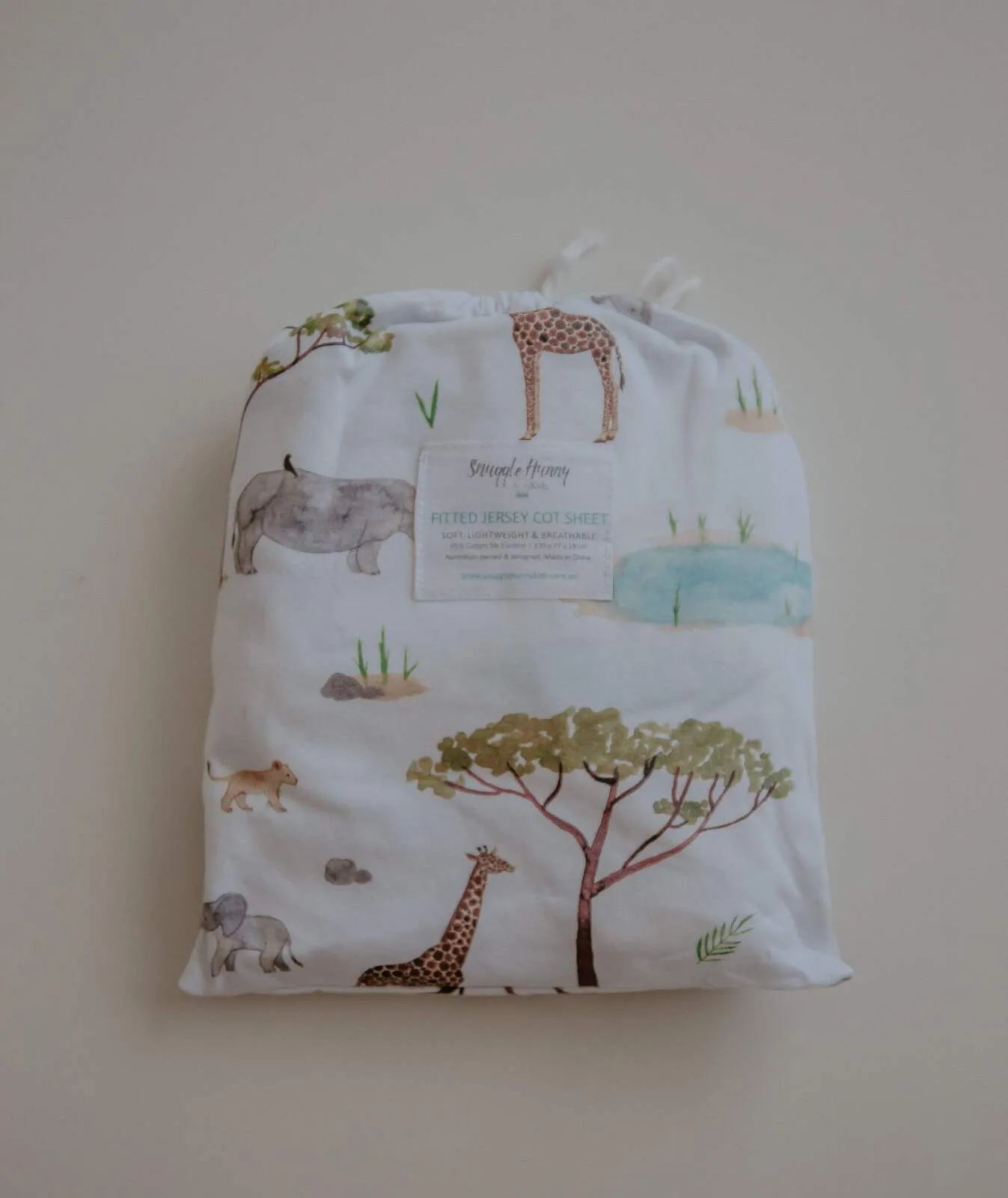 Snuggle Hunny Safari Cot Sheet