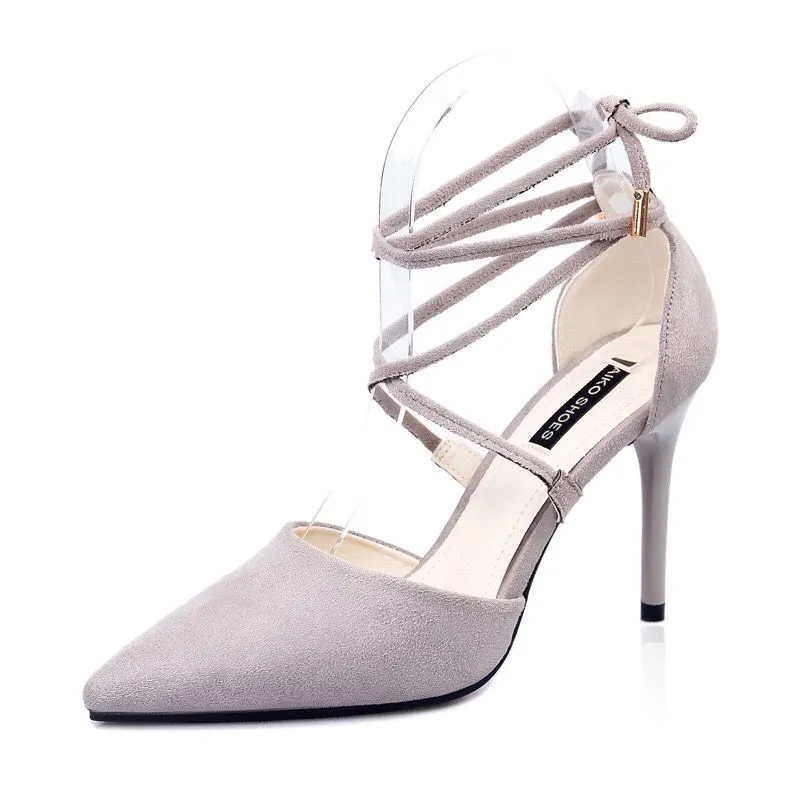 Spring Summer Sexy Women Pointed Wedding Party High Women's Heels.