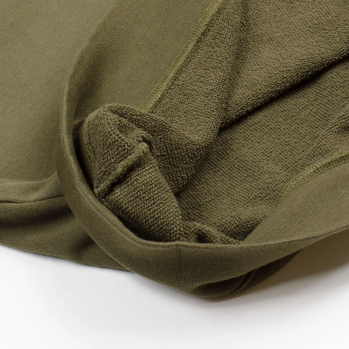 Sunspel - Loopback Sweatshirt - Military Green