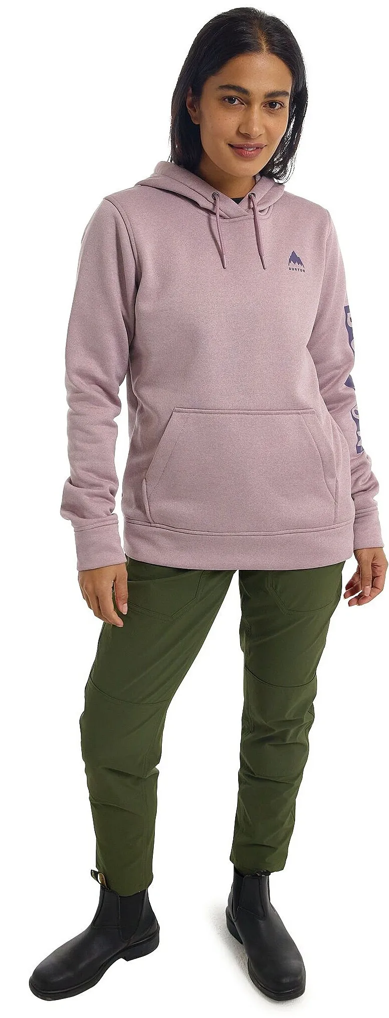 sweatshirt Burton Oak Pullover - Elderberry Heather - women´s