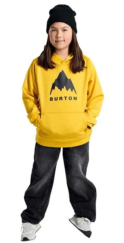 sweatshirt Burton Oak Pullover - Goldenrod Heather - unisex junior