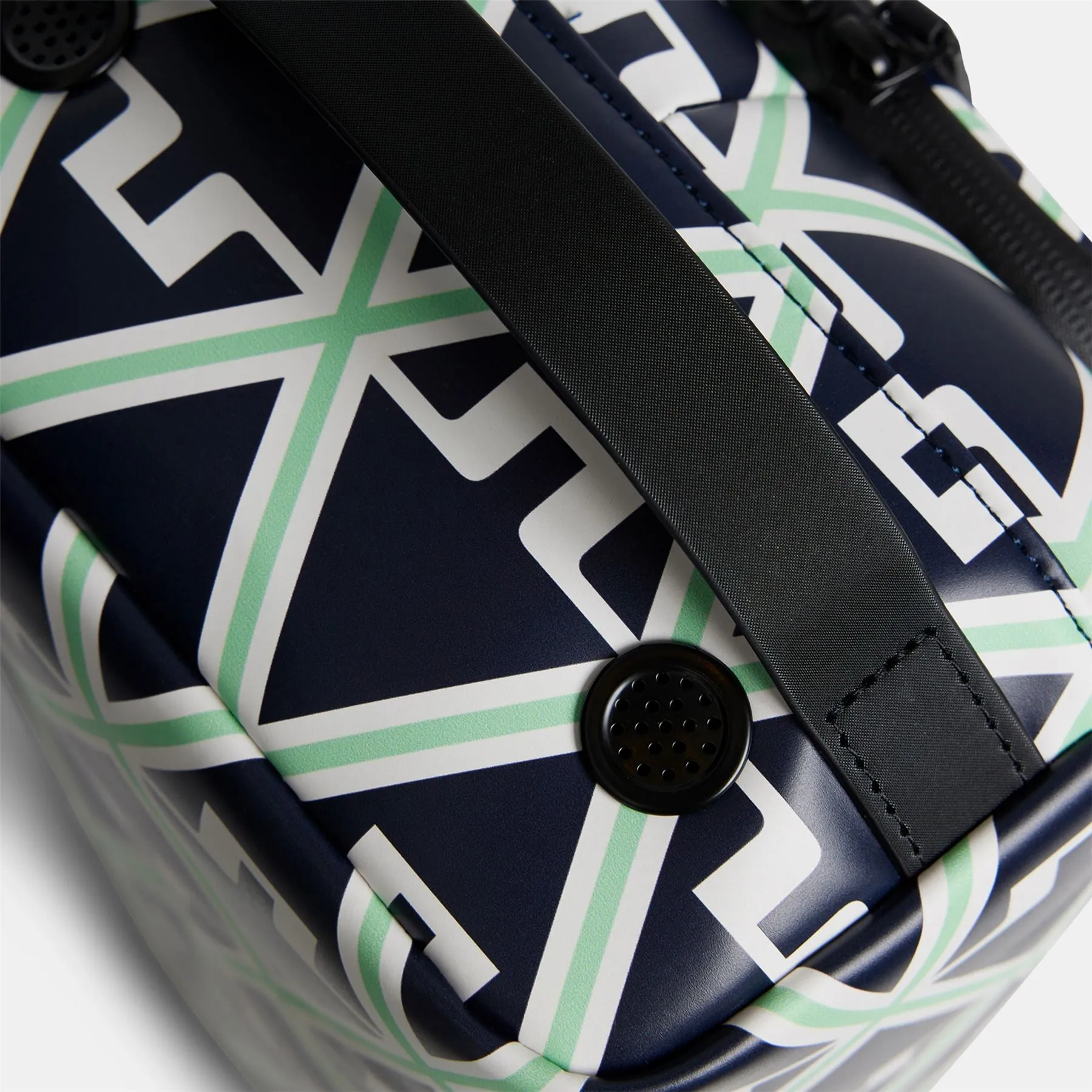 Synthetic Leather Printed Footwear Bag Geo JL Navy - Spring/Summer 2024