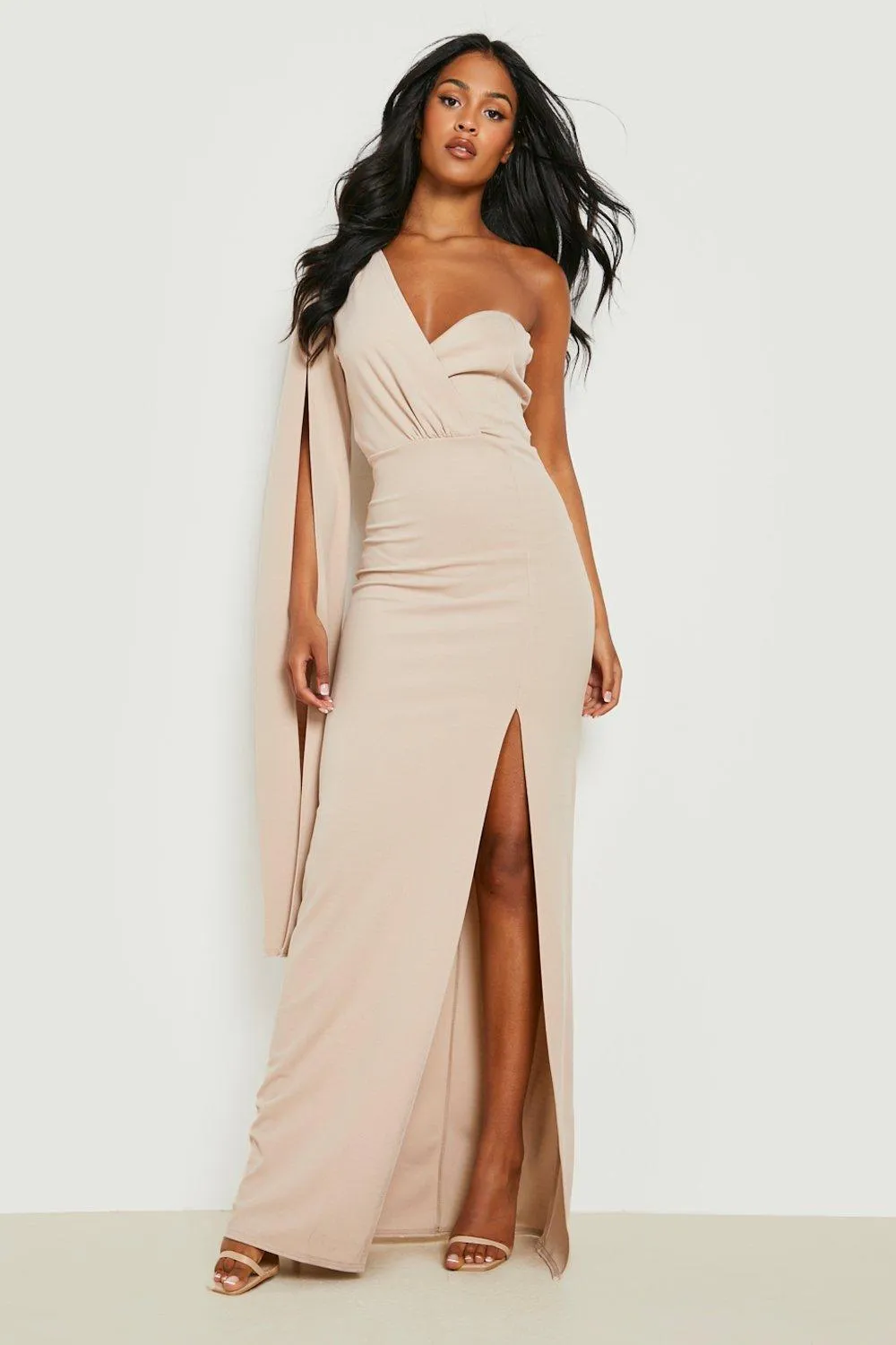 Tall Cape Detail Maxi Dress