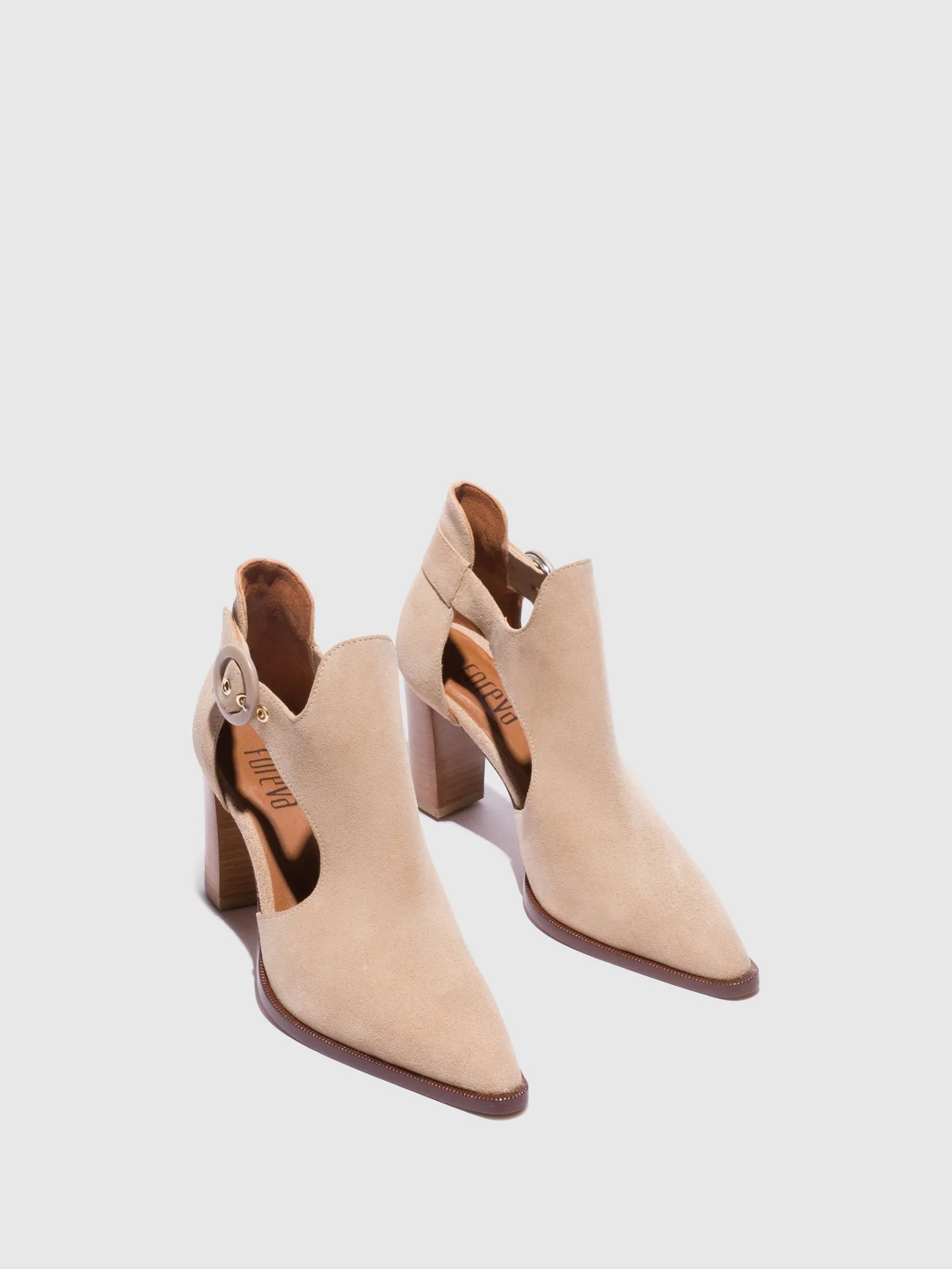 Taupe Buckle Sandals