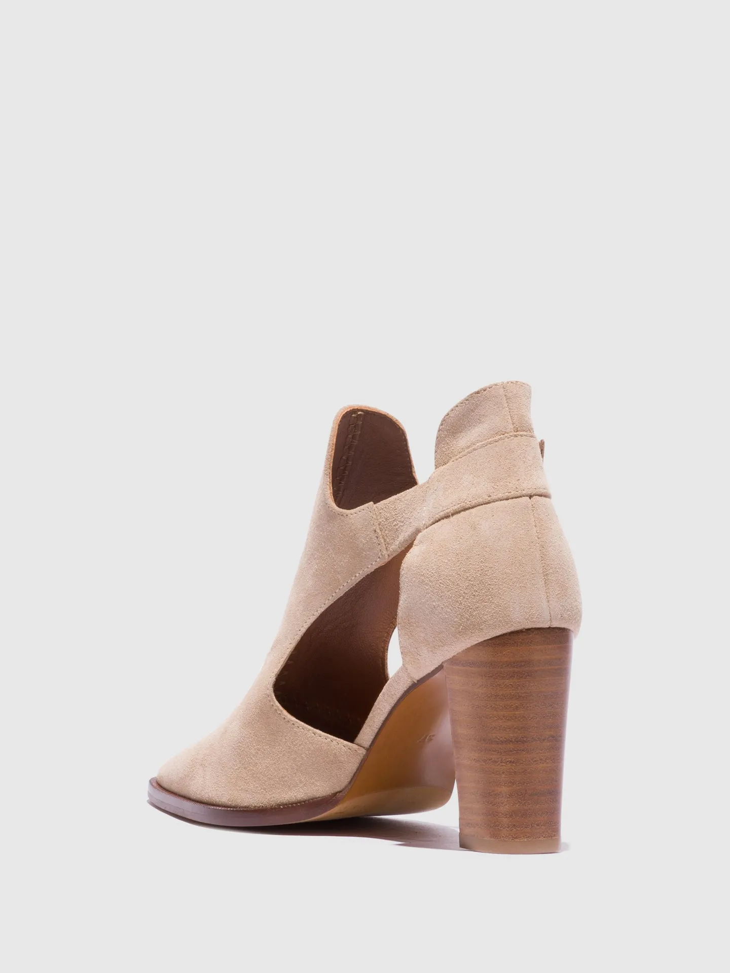 Taupe Buckle Sandals